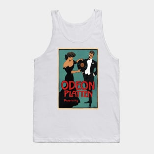 Odeon Platten Germany Vintage Poster 1900 Tank Top